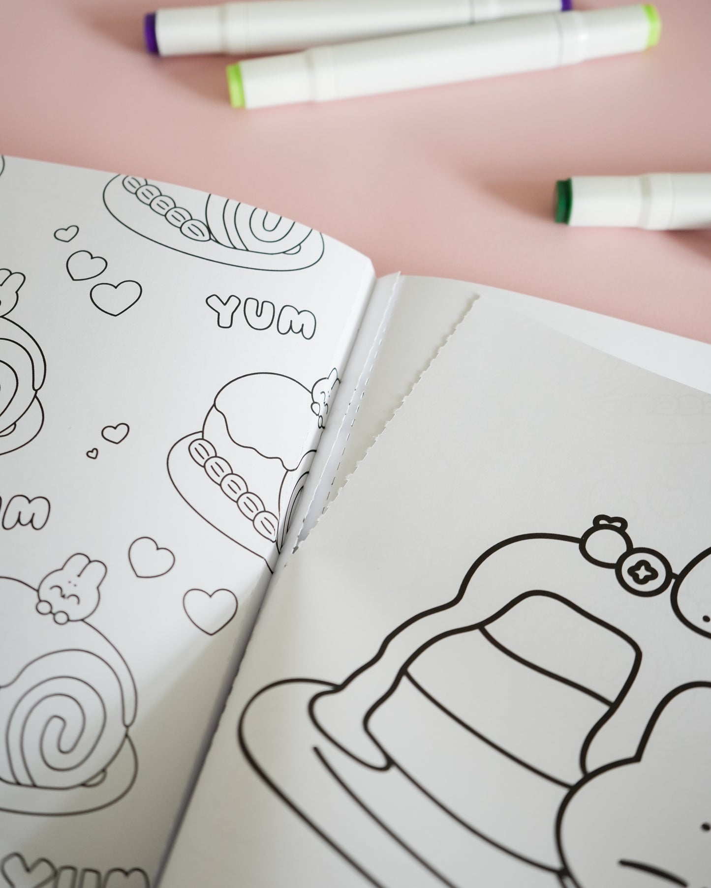 Pocket Peaches Sweet & Simple Coloring by Dora Wang