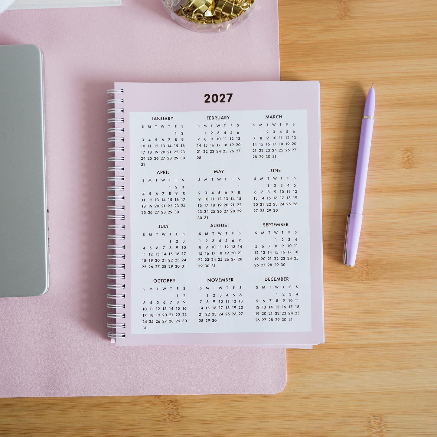 Pusheen 16-Month 2026-2027 Weekly/Monthly Planner Calendar by Claire Belton